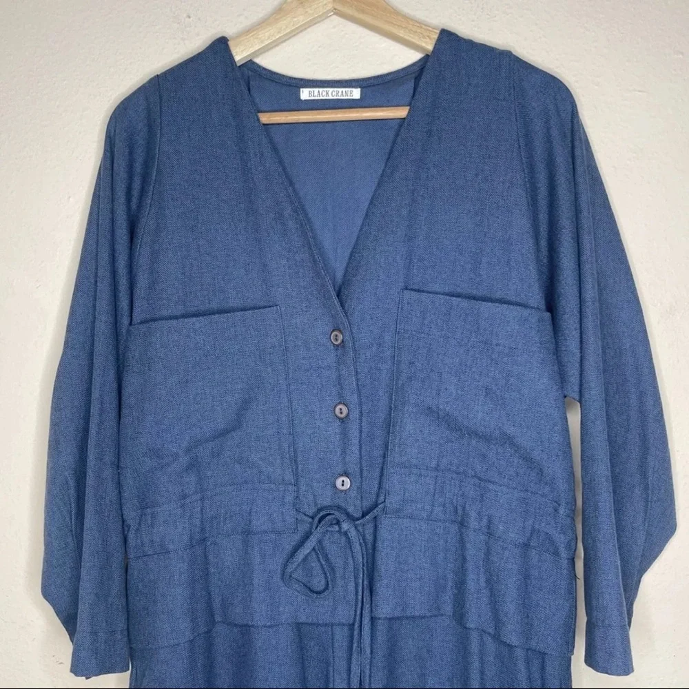 Black Crane jumpsuit size Smy - Picture 3 of 7